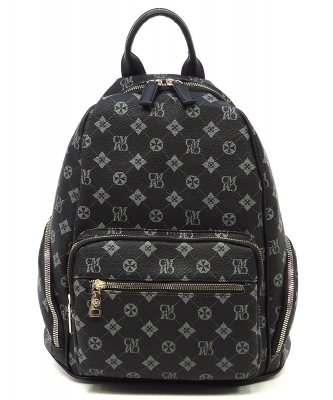 CM Monogram Backpack CM2697 BLACK